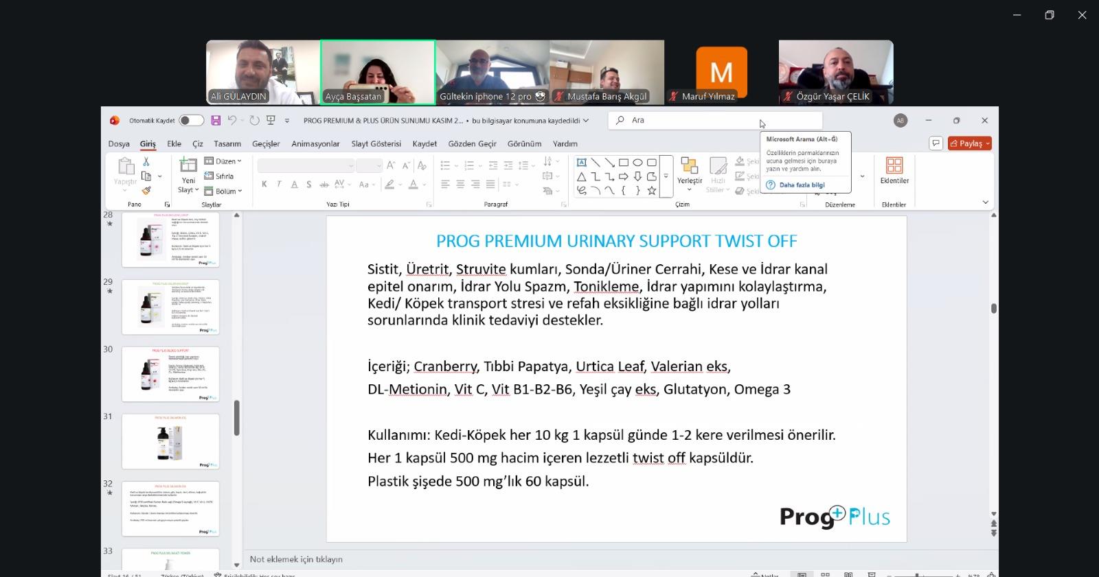 Prog Plus Destekleyici Ürünler Hakkında Online Eğitim 